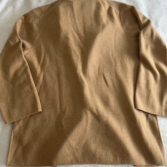 J. Crew $148 Cecile sweater blazer size XL heather khaki - Picture 13 of 13